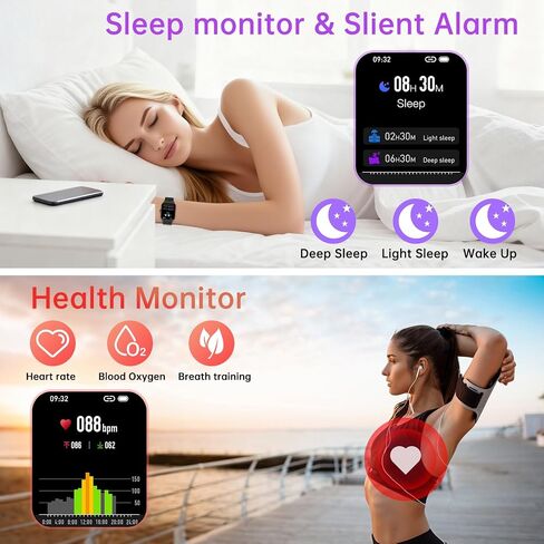 Smart Watch for Men Women Fitness: Running Make Answer Call Digital Mens Watches Waterproof Smartwatch for Android Phone iPhone Samsung Compatible Pedometer Step Tracker Sleep SpO2 Heart Rate Monitor in Saudi Arabia