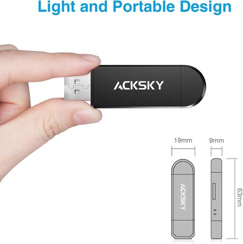 USB C SD Card Reader & USB 3.0 Micro SD Adapter, High-Speed Memory Card Reader for SD/Micro SD/SDHC/SDXC/MMC, Type-C SD Card Reader Compatible with MacBook/PC/Android/Camera/Laptop in Saudi Arabia