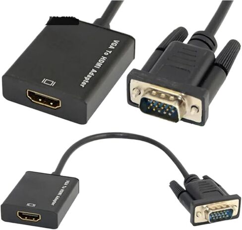 V/GA to HDMI Adapter, Converter Cord, to, Mother Computer to TV, Projector with in Saudi Arabia