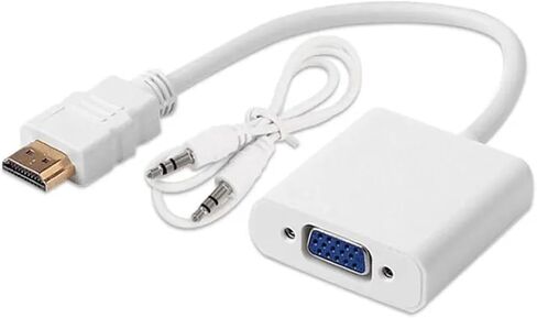 High Speed HDMI to V/GA Cord HDTV Converter with HD 1080P Male to Female Adapter for PC TV(1080P 1pcs) in Saudi Arabia