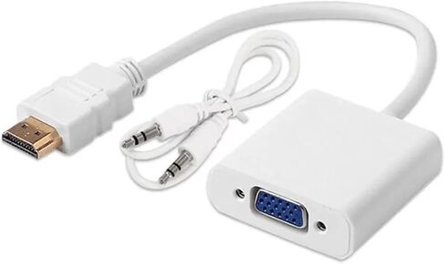 High Speed HDMI to V/GA Cord HDTV Converter with HD 1080P Male to Female Adapter for PC TV(1080P 1pcs) in Saudi Arabia