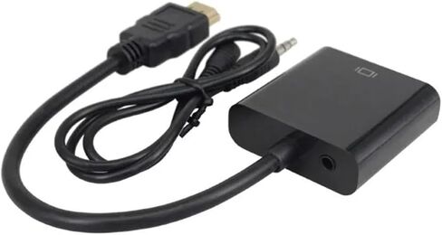High Speed HDMI to V/GA Cord HDTV Converter with HD 1080P Male to Female Adapter for PC TV(1080P 1pcs) in Saudi Arabia