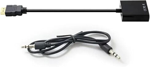 High Speed HDMI to V/GA Cord HDTV Converter with HD 1080P Male to Female Adapter for PC TV(1080P 1pcs) in Saudi Arabia