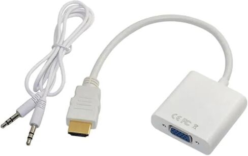 High Speed HDMI to V/GA Cord HDTV Converter with HD 1080P Male to Female Adapter for PC TV(1080P 1pcs) in Saudi Arabia