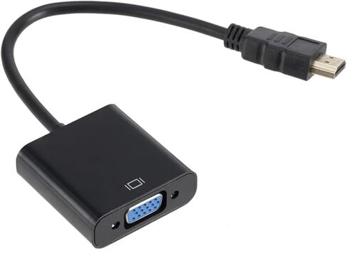 1080P HDMI-متوافق مع محول V/GA ​​سلك محول رقمي إلى تناظري لـ P;S/4 PC TV Box إلى جهاز العرض HDTV (أبيض) in Saudi Arabia