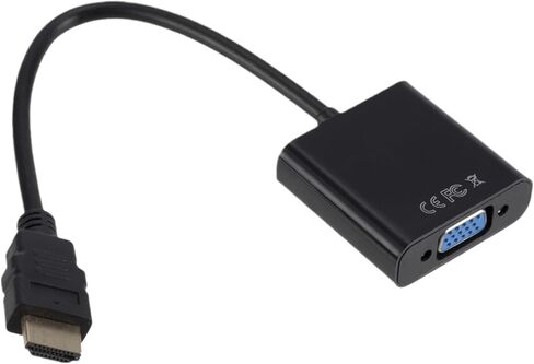 1080P HDMI-متوافق مع محول V/GA ​​سلك محول رقمي إلى تناظري لـ P;S/4 PC TV Box إلى جهاز العرض HDTV (أبيض) in Saudi Arabia