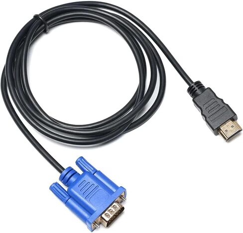1-5 متر HDMI-متوافق مع سلك V/GA ​​ذكر إلى 1080P AV محول سلك محول للكمبيوتر HDTV (1 متر) in Saudi Arabia