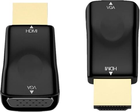 HDMI-متوافق مع محول V/GA ​​محول ذكر إلى Famale 1080P HDMI إلى فيديو لجهاز الكمبيوتر TV Box DVD HDTV (أبيض) in Saudi Arabia