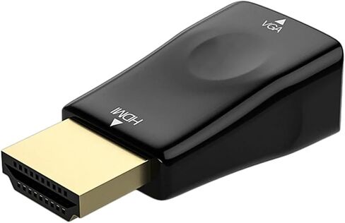 HDMI-متوافق مع محول V/GA ​​محول ذكر إلى Famale 1080P HDMI إلى فيديو لجهاز الكمبيوتر TV Box DVD HDTV (أبيض) in Saudi Arabia