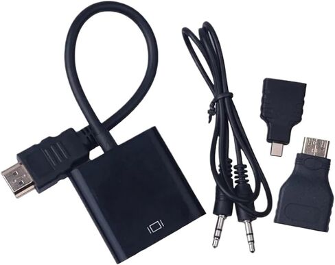 M;ic/ro HDMI-Compatible to V/GA Adaptor Adapter to Female Built-in 1080p Converter for P;S/4 TV(Type B) in Saudi Arabia