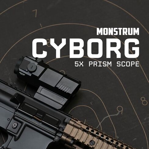 Monstrum Cyborg 5X Prism Scope V2 with Shake Awake | BDC Reticle in Saudi Arabia