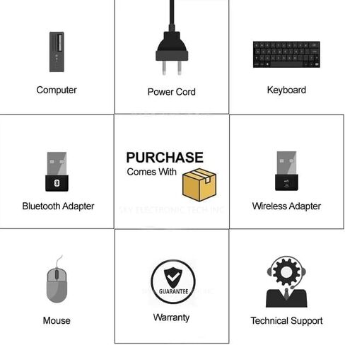 كمبيوتر مكتبي HP ProDesk 600 G6 Microtower، معالج ستة النواة i5-10500، 16 جيجابايت DDR4، 256 جيجابايت SSD، لوحة مفاتيح وماوس، واي فاي، بلوتوث، Windows 11 Pro (متجدد) in Saudi Arabia