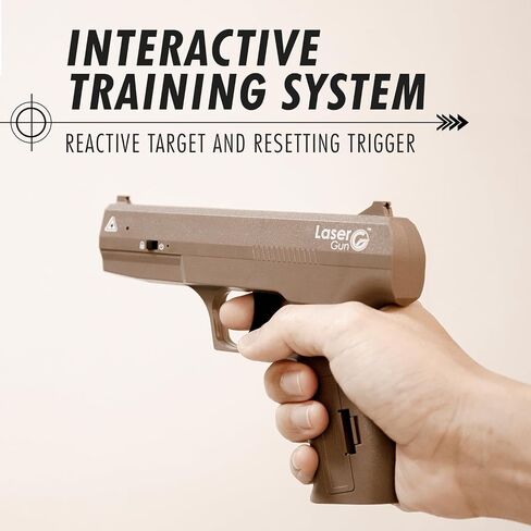 Laser Shooting Training SIRT Gun, Accessory for Trainer Target System with Point-of-Impact Display, Dry Fire Practice, Class I Laser Output <0.396mW, 1 Pistol (Model VariShot) in Saudi Arabia