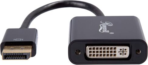 Rosewill osewill DisplayPort إلى DVI Video Converter Dongle | محول محمول لأجهزة الكمبيوتر الشخصية وأجهزة الكمبيوتر المحمولة والشاشات وأجهزة العرض وأجهزة التلفزيون in Kuwait