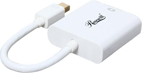 Rosewill osewill DisplayPort إلى DVI Video Converter Dongle | محول محمول لأجهزة الكمبيوتر الشخصية وأجهزة الكمبيوتر المحمولة والشاشات وأجهزة العرض وأجهزة التلفزيون in Kuwait
