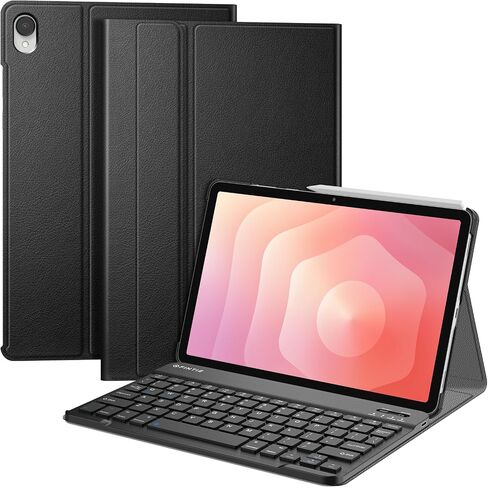 FINTIE Keyboard Case for Samsung Galaxy Tab S11 5G 11 Inch 2025 Model (SM-X730/X736B), Slim Lightweight Stand Cover with Magnetically Detachable Wireless Bluetooth Keyboard, Black in Saudi Arabia