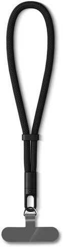 [Universal 360° Rotating Phone Holder] Adjustable Nylon Lanyard & Wrist Strap, 360° Rotating Clip, Anti-Theft Mobile Phone Holder, Universal Compatibility, with Easy Carry for Men and Women Black in Saudi Arabia