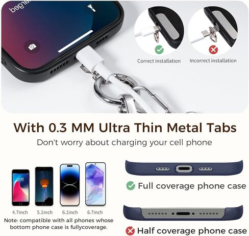 حزام Clip and Go للهاتف مع المحفظة، حبل للهاتف حول الجسم، حقيبة شفافة قابلة للتعديل والفصل مع حقيبة بسحاب لأحداث الاستاد والحفلات الموسيقية in Kuwait