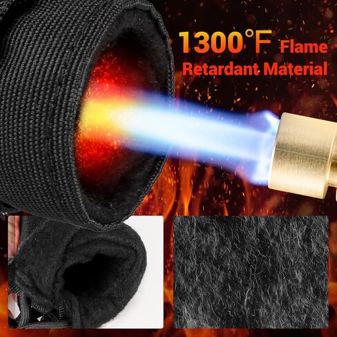 AIRSSON 6 Inch Supressor Cover with Flame Resistant Inner Lining, 1300℉ Heat Resistant in Saudi Arabia