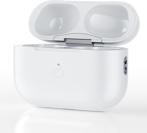 Wireless Charging Case Compatible with Air Pods Pro 1st and 2nd Generation, Charging Case Replacement with Bluetooth Pairing Sync Button (to Lightning) in Saudi Arabia