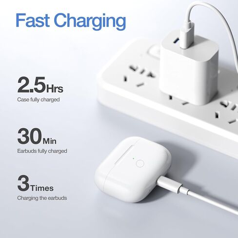 Wireless Charging Case Compatible with Air Pods Pro 1st and 2nd Generation, Charging Case Replacement with Bluetooth Pairing Sync Button (to Lightning) in Saudi Arabia