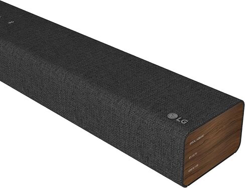 LG SP2 2.1 Channel 100W Sound Bar with Built-in Subwoofer in Fabric Wrapped Design – Black (Renewed) in Saudi Arabia