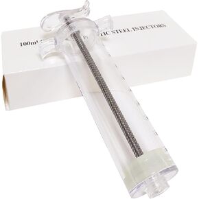Eupheng Plastisol Injector for Soft Plastic Lure Molds, 5/8" Port, Leak-Proof, Heat-Resistant, Easy Clean, 50ml/100ml Options in Kuwait