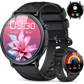 Smart Watch for Women Fitness Tracker: Waterproof Digital Mens Watches Make Answer Call Smartwatch for Android Phone iPhone Samsung Compatible Step Running Pedometer Sleep SpO2 Heart Rate Monitor in Saudi Arabia