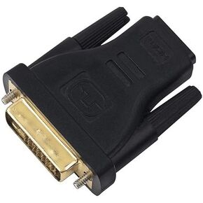 DVI-D 24+1 Pin Male to HDMI Female M-F Adapter Converter for HDTV LCD Monitor in Saudi Arabia