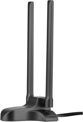 Dual Band WiFi Antenna 2.4GHz 5.8GHz RP-SMA Magnetic Base with 6.5ft Cable for Router PCIe Card Laptop Security Camera in Saudi Arabia