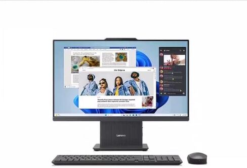 كمبيوتر مكتبي Lenovo IdeaCentre AIO I Business الكل في واحد، 24 بوصة FHD، ضوء أزرق منخفض، شاشة لمس IPS، Intel Core i5-13420H، ذاكرة وصول عشوائي DDR5 سعة 16 جيجابايت، 1 تيرابايت SSD، كاميرا ويب، واي فاي 6، لوحة مفاتيح وماوس، نافذة 11 هوم، رمادي in Saudi Arabia