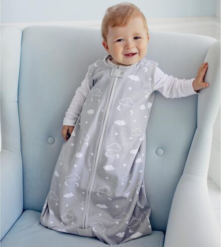 Mama Cheetah Toddler Sleep Sack with Feet 4T - 5T, 2.5 TOG Organic Cotton Baby Sleeping Bag with Legs, Baby Wearable Blankets for Walkers w/ 2-Way Zipper, Sleep Sack for Girls & Boys, Early Walker in Saudi Arabia