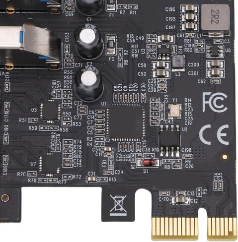 Yunseity PCIe to USB 3.2 Gen 1 Card Adapter, 2 Type C and 2 Type A Ports, 5Gbps Bandwidth for, OS X System, Plug and Play, Stable Connection, Quick Installation in Saudi Arabia