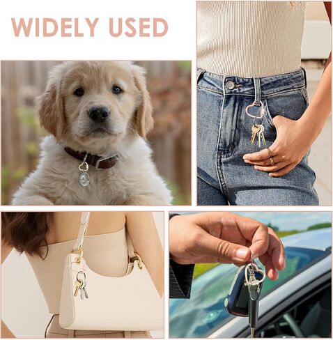 8 Pcs Multi-Color Heart Shaped Carabiner Lock Keychain Clips, Lightweight Anodized Aluminum Heart Carabiner with Secure Screw Lock for Keys, DIY Jewelry, Camping, Hiking in Kuwait