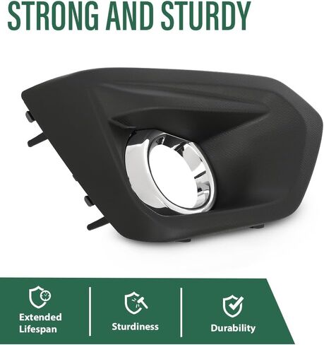 LQI Front Fog Light Cover Lamp Bezel Passenger Right Side w/Hole Compatible with Subaru Impreza 2012-2014 57731FJ000 Black in Saudi Arabia