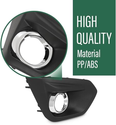 LQI Front Fog Light Cover Lamp Bezel Passenger Right Side w/Hole Compatible with Subaru Impreza 2012-2014 57731FJ000 Black in Saudi Arabia