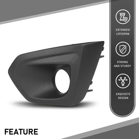 LQI FOG FOG LIGHT LAMP LAMP LAMPERANGER MASEDER الجانب الأيمن مع ثقب متوافق مع سوبارو إمبريزا 2012-2014 57731FJ000 أسود in Kuwait