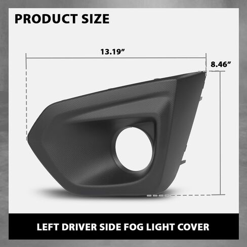 LQI FOG FOG LIGHT LAMP LAMP LAMPERANGER MASEDER الجانب الأيمن مع ثقب متوافق مع سوبارو إمبريزا 2012-2014 57731FJ000 أسود in Kuwait