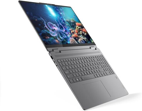 Lenovo Yoga 7 2 في 1 كمبيوتر محمول / 16 بوصة 1920x1200 لمس / 8 نوى Intel Ultra 5 226V Intel Arc Graphics 130V / 16GB LPDDR5 512GB NVMe SSD/Backlit KB FPR Thunderbolt 4 IR Camera Wi-Fi 7 / Win11 Home in Saudi Arabia