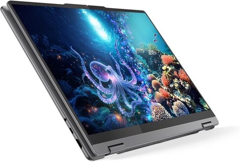 Lenovo Yoga 7 2 في 1 كمبيوتر محمول / 16 بوصة 1920x1200 لمس / 8 نوى Intel Ultra 5 226V Intel Arc Graphics 130V / 16GB LPDDR5 512GB NVMe SSD/Backlit KB FPR Thunderbolt 4 IR Camera Wi-Fi 7 / Win11 Home in Saudi Arabia