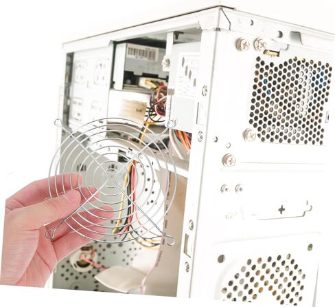 10 قطع من أغطية شبكية لمروحة الكمبيوتر من Artibetter لتبريد الكمبيوتر وتدفق الهواء العالي مع مسامير من الحديد المجلفن للألعاب الآمنة ورفع تردد التشغيل in Kuwait