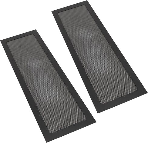 Dust Filter for PC Fans Magnetic Frame Fine Mesh Grill for Computer PSU Cooler, 4.72x14.17 inches, 2pcs (White) in Saudi Arabia
