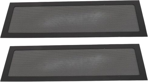 Dust Filter for PC Fans Magnetic Frame Fine Mesh Grill for Computer PSU Cooler, 4.72x14.17 inches, 2pcs (White) in Saudi Arabia