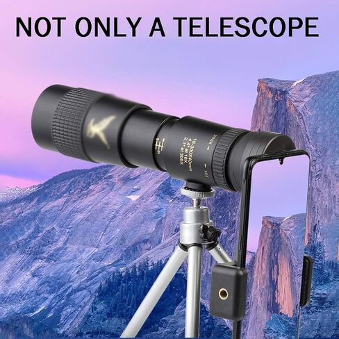 10X-300X Night Vision high-Definition Binoculars, Outdoor Mobile Phone high-Definition Lens, 3-Section Telescopic Adjustment (Color : A) in Saudi Arabia