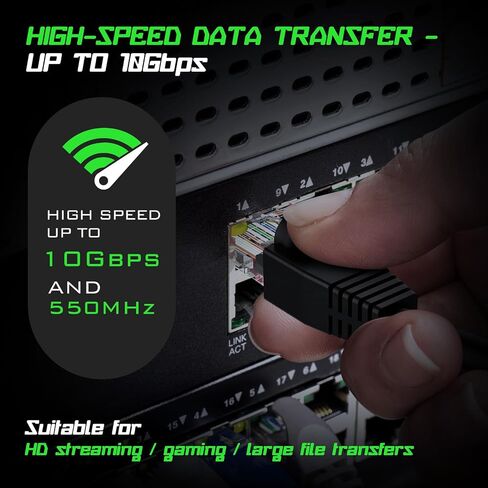 كابل إيثرنت Cat 6 بطول 6 أقدام - كابلات تصحيح Cat6، Snagless RJ45، كابل تصحيح Cat 5e Cat 6، كابلات إيثرنت Cat6 بطول 6 أقدام، كابل الشبكة، كابل الإنترنت - 6 أقدام أسود in Saudi Arabia