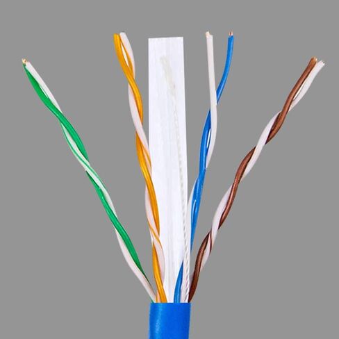 كابل STEREN CAT6 Plenum (CMP) 1000 قدم | اي تي ال | نجح اختبار محلل الشبكة | 23AWG 4Pair، كابل شبكة صلب 550 ميجا هرتز 10 جيجابت UTP، أزرق - بكرة في صندوق - 300-796BL in Kuwait