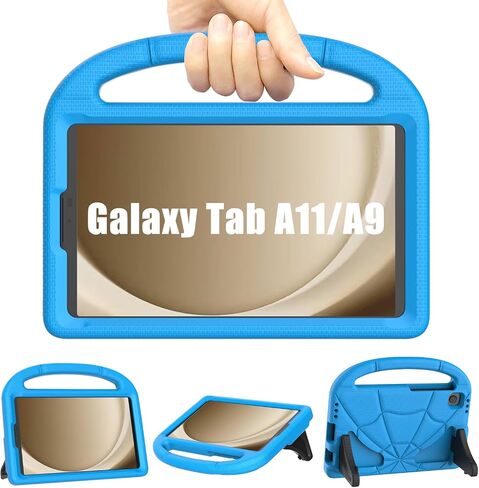 Kids Case for Samsung Galaxy Tab A7 Lite 8.7 Inch 2021, DJ&RPPQ Lightweight Shockproof Kid-Proof Cute Cover with Handle Kickstand for Galaxy Tab A7 Lite 8.7 Inch (SM-T220/T225/T227)-Green in Kuwait