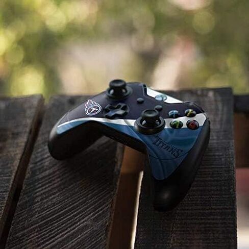 Skinit Decal Gaming Skin Compatible with Xbox One Elite Controller - Officially Licensed NFL Tennessee Titans Design in Saudi Arabia