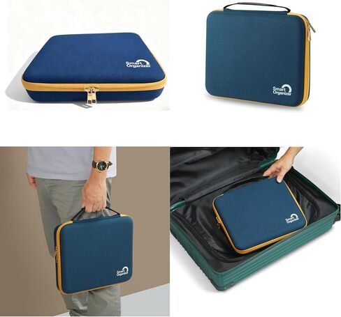 Electronics Organizer Case, Daily Tech Accessories Storage Bag for Charger, Cables, Power Bank, Lapel Mic,Watch, Passport, Travel Electronic Organizer Case for Travel Live Streaming Business Trip in Saudi Arabia