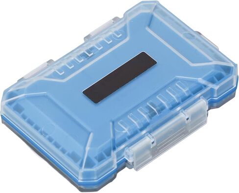 Dpofirs Memory Card Case with ShockResistant Interior - ABS & TPE Organizer for Outdoor Storage (Blue) in Saudi Arabia